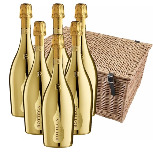 Bottega Gold Prosecco 75cl Case of 6 Hamper
